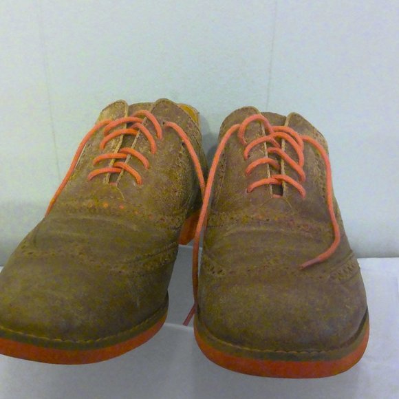 Cole Haan Women's Alisa Wingtip Suede Oxfords - Picture 1 of 9
